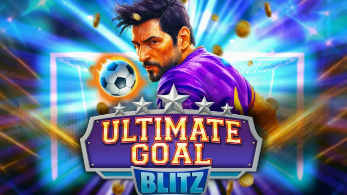 Ultimate Goal Blitz سلاٹ کا اسٹیڈیم تھیم اور فٹ بال کا ماحول